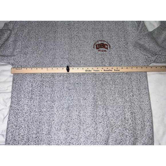 USC Pullover Champs Men Size XXL Gray Trojans Sports Team Edition Sweater Colleg - Picture 8 of 12